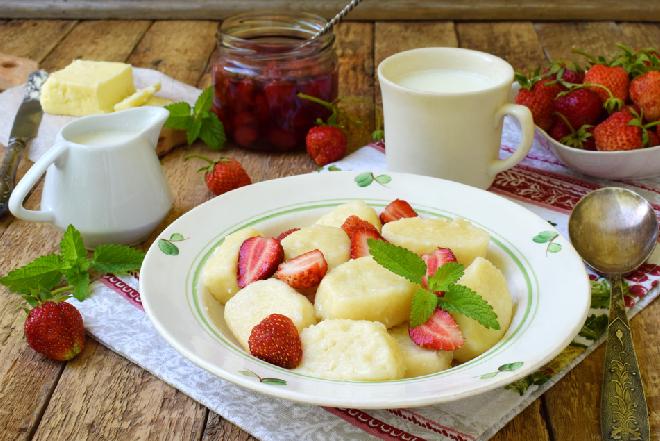 Fit kluski leniwe z menu beszamel